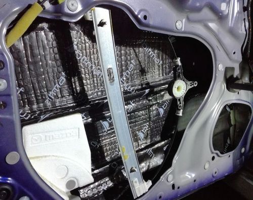 AB-25 MATA BITUMICZNA BUTYLOWA WYGŁUSZAJĄCA BITMAT wygłuszenie maski silnik na Arena.pl