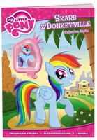 książeczka my little pony skarb + orginalna figurka