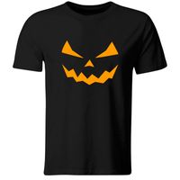 KOSZULKA DYNIA HALLOWEEN, DZIECIĘCA, CZARNA ROZ. 116
