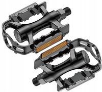 NECO PEDAŁY ROWEROWE ALUMINIOWE CZARNE Z ŁOŻYSKAMI