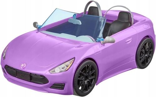 BARBIE AUTO KABRIOLET fioletowy SAMOCHÓD DLA LALEK Barbie zestaw z lalką na Arena.pl
