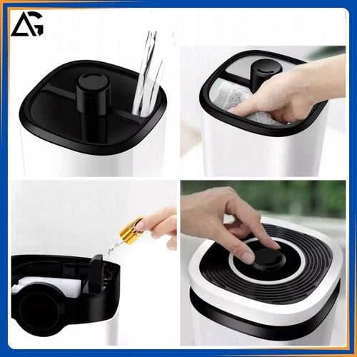 NAWILŻACZ POWIETRZA JONIZATOR AROMATERAPIA DYFUZOR TIMER PILOT I 12x OLEJKI na Arena.pl