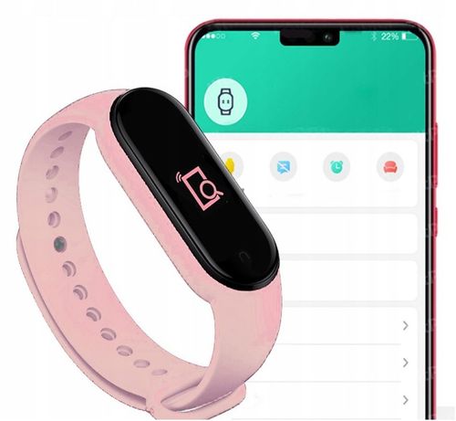 SMARTBAND M6 ZEGAREK SMARTWATCH DAMSKI MĘSKI DLA DZIECI BAND OPASKA SPORT na Arena.pl