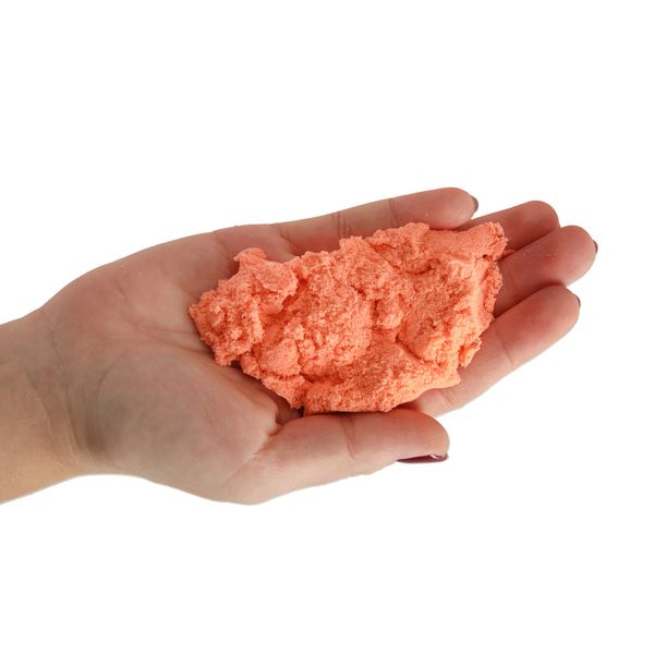 Piasek Kinetyczny 1Kg W Woreczku Pomarańczowy zdjęcie 6