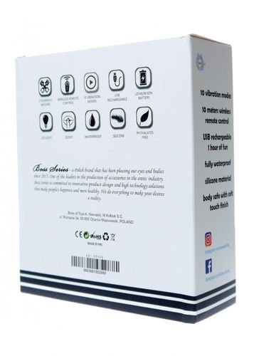 stymulator prostate massager with ring usb 10 function / remote control na Arena.pl