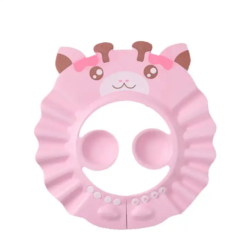 Daszek / Rondo Kąpielowe do Mycia Głowy Dzieci - Różowa Żyrafa na Arena.pl