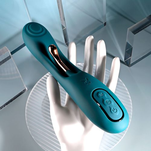 Wibrator Podwójnej Stymulacji Evolved Playboy Kolor Zielony na Arena.pl