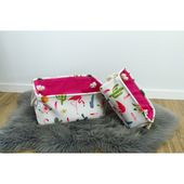 Pojemnik na zabawki, organizer do przechowywania flamingo OR48WZ1