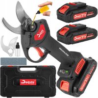 NOŻYCE SEKATOR AKUMULATOROWY OGRODOWY BEZSZCZOTKOWY 2x Li-Ion 21V DO GAŁĘZI