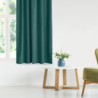 Zasłona VILA velvetowa z tunelem 135x225 morska wzór 1 Homede