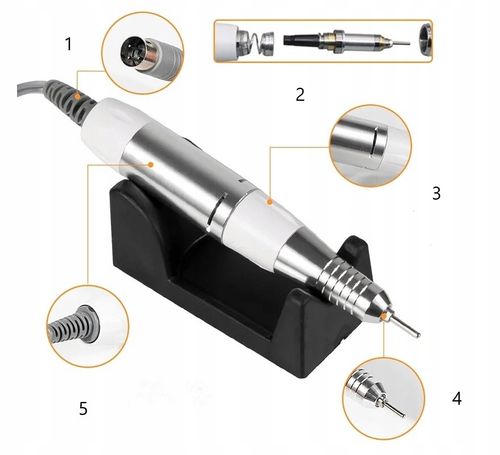 Frezarka do paznokci MEMFLOW Szlifierka do paznokci i pięt manicure 65 W na Arena.pl