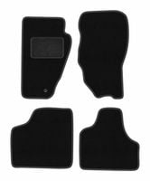 Dywaniki welurowe LUX czarne Dodge Nitro 2006-2011 z mocowaniami