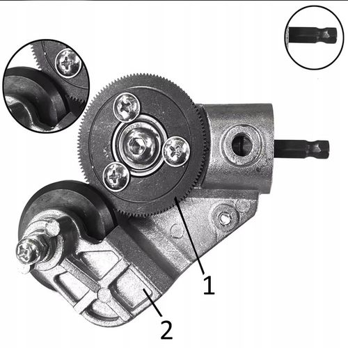 ADAPTER DO CIĘCIA BLACHY NA WKRĘTARKĘ WIERTARKĘ PRZYSTAWKA NOŻYCE na Arena.pl