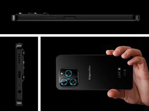 Smartfon Kruger&Matz LIVE 11 6,56" 6/128GB NFC DualSIM 5000mAh LTE czarny na Arena.pl