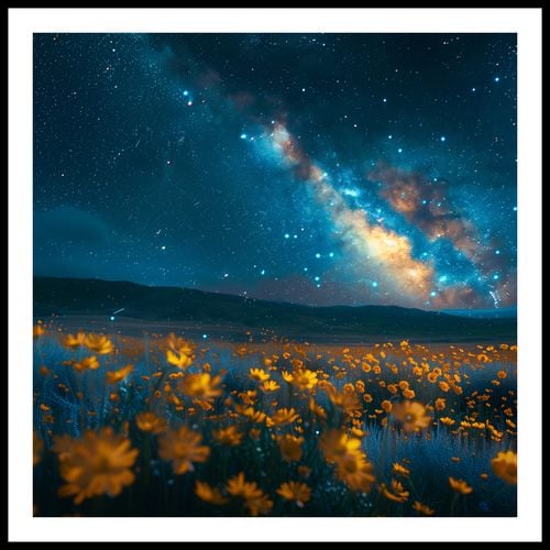 Plakat 90x90cm Nocne Niebiosa na Arena.pl
