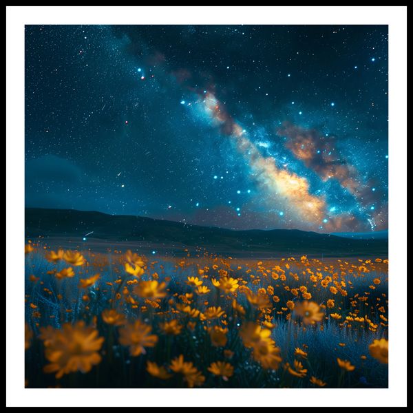 Plakat 90x90cm Nocne Niebiosa zdjęcie 3