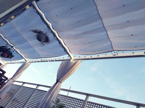 ŻAGIEL PRZECIWSŁONECZNY WODOSZCZELNY ROZSUWANY NA WYMIAR na Arena.pl