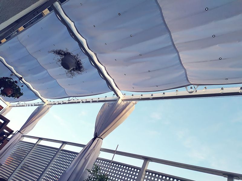 ŻAGIEL PRZECIWSŁONECZNY WODOSZCZELNY ROZSUWANY NA WYMIAR zdjęcie 9