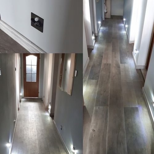 Oprawa schodowa oświetlenie schodowe lampka na schody LED 230V Q8 na Arena.pl