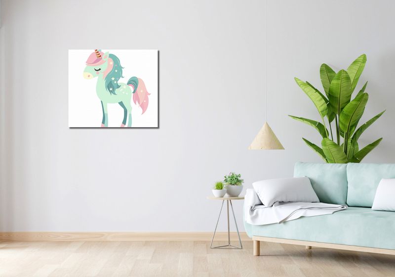 Obraz 70x60cm Jednorożec Marzeń zdjęcie 2