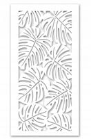 P18 Panel ażurowy MONSTERA firana dekoracja okna nowoczesna dżungla 60x130