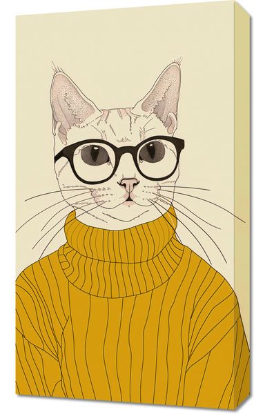 Obraz 40x70cm Intelektualista zdjęcie 1