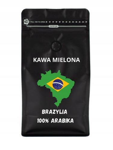 Kawa Mielona CAFE PARADISE - BRAZYLIA Świeżo Palona Arabica 500 gr na Arena.pl