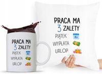 Zestaw Poduszka + Kubek Śmieszny Zabawny Prezent Z Nadrukiem Ze Zdjęciem