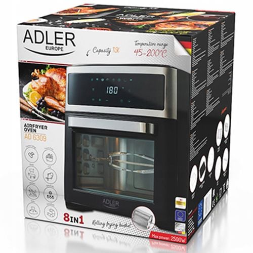 Mini piekarnik Adler AD6309 13 l czarny na Arena.pl