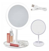 LUSTERKO DOTYKOWE LED 2&CM USB BĄDŹ PIĘKNA ZAWSZE