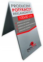 Potykacz Stojak reklamowy 100x50 cm Metalowy Producent potykaczy metalowych