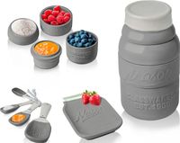 Zestaw pojemników kuchennych Organizer z miarkami Vintage CERAMIKA- Comfify