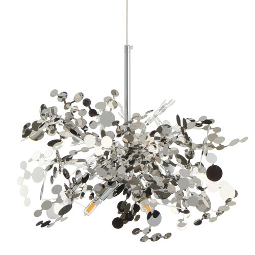 Lampa wisząca MONETTI chrom 40 cm na Arena.pl