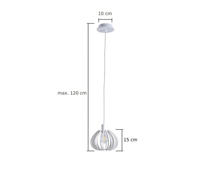 Lampa wisząca 1xE27 NICOLETA 801 zdjęcie 3