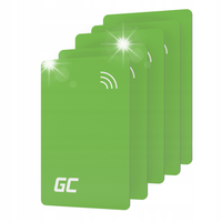 ZESTAW 5 KART DOSTĘPU NFC DO STACJI ŁADOWANIA EV Greencell HabuDen EVGCAKNF