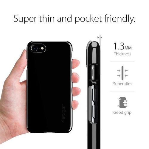 Spigen Thin Fit do iPhone 7 jet black na Arena.pl