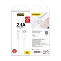 przewód kabel do iphone usb - lightning 2.1a 2m biały