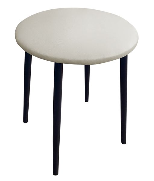 Taboret TRIX D18 wanilia podstawa czarna zdjęcie 1