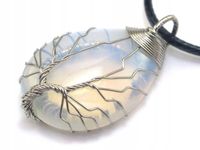 WISIOREK kamień OPAL naszyjnik [W874]