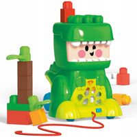 MEGA BLOKS KLOCKI DINOZAUR T-REX DŹWIĘK ZESTAW DO ZABAWY DLA DZIECKA