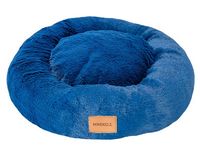 Przytulne włochate legowisko dla psa - Mimiko Pets Shaggy L 60cm chabrowe