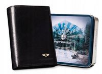 PETERSON modny portfel męski skórzany na prezent ochrona przed