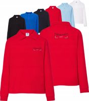 Koszulka polo dziecięca długi rękaw TWÓJ HAFT LOGO firmowa reklamowa 10 szt