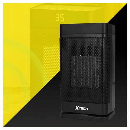 TERMOWENTYLATOR PRZENOŚNY GRZEJNIK FARELKA DO POKOJU Z PILOTEM 1500 W na Arena.pl