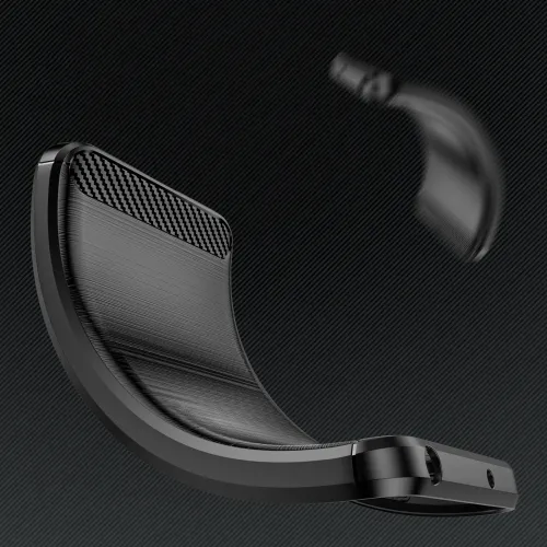 etui silikonowe carbon case do iphone 16 pro max - czarne na Arena.pl