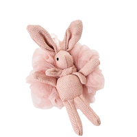 ECARLA Szczotka gąbka mycia ciała BUNNY 15cm GB10R