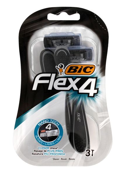 Bic Maszynka do golenia Flex 4  1op.-3szt zdjęcie 1