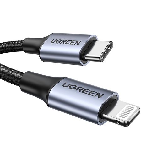 kabel przewód do iphone lightning - usb-c 2.0 mfi 1m - szary na Arena.pl