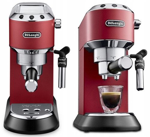 Ciśnieniowy Ekspres kolbowy do kawy spieniacz SLIM DeLonghi EC685.R (NK) na Arena.pl