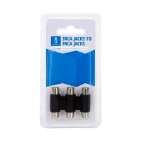 Kabel Audio/Video 3RCA Jack na 3RCA Jack czarny do niezawodnego połączenia urządzeń